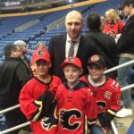 Mark Giordano with some MacDougall Hockey Camp fans!