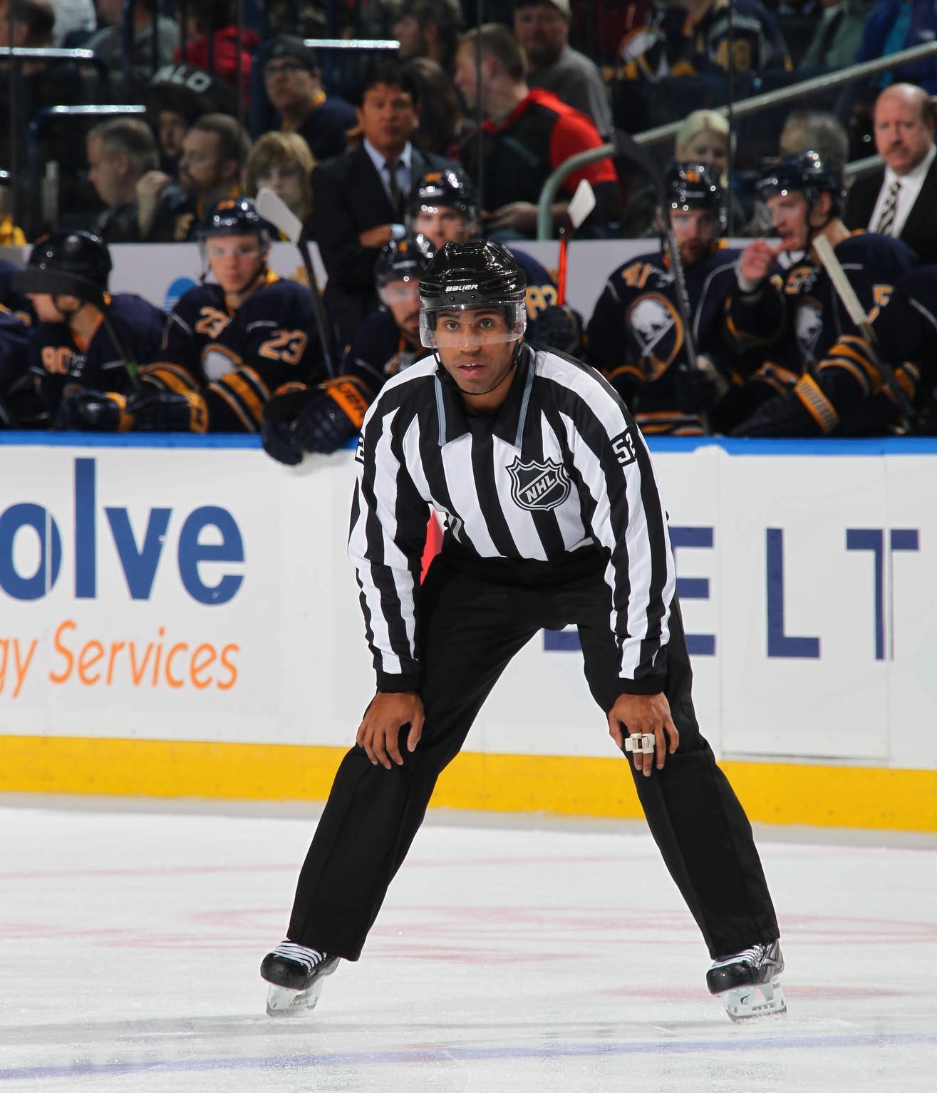 of the Buffalo Sabres of the Florida Panthers on October 17, 2014 at the First Niagara Center in Buffalo, New York.